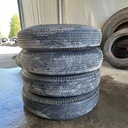 5.90-15 4pr FIRESTONEN KÄYTETYT VALKOSIVU RÄTTIRENKAAT  4mm (Ei pykimää, 2kpl Hivenen laitakuluneet)