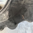 620/75R34 170A8 Michelin Mega X BIB Käytetty rengas 33mm DOT-04  (Paistokorjattu, Asennus sisärenkalla)