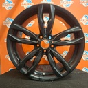 Käytetty BMW M Double Spoke 434 vannesarja 5x120 ET33 8,5x20" ja ET44 9x20" KR72,6 (vanteet pulveri maalattu mustaksi)