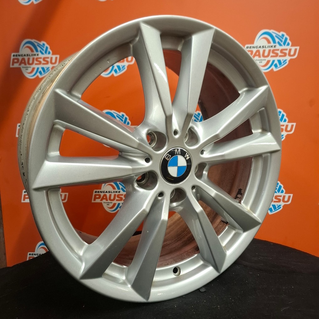 Käytetty BMW Double Spoke 446 vannesarja 5x120 ET46 KR74,1 8,5x18"