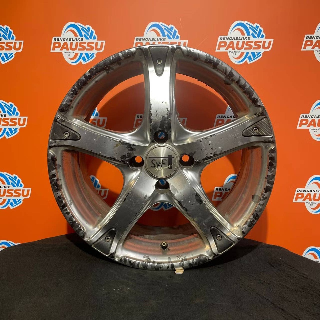 Käytetty SVF vannesarja 4x100 ET 35 KR 72,6 7x16"