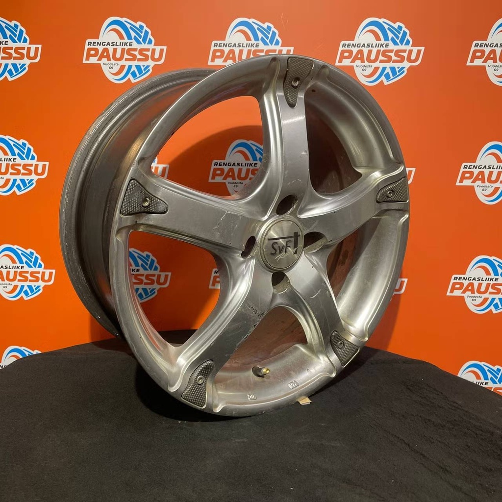 Käytetty SVF vannesarja 4x100 ET 35 KR 72,6 7x16"