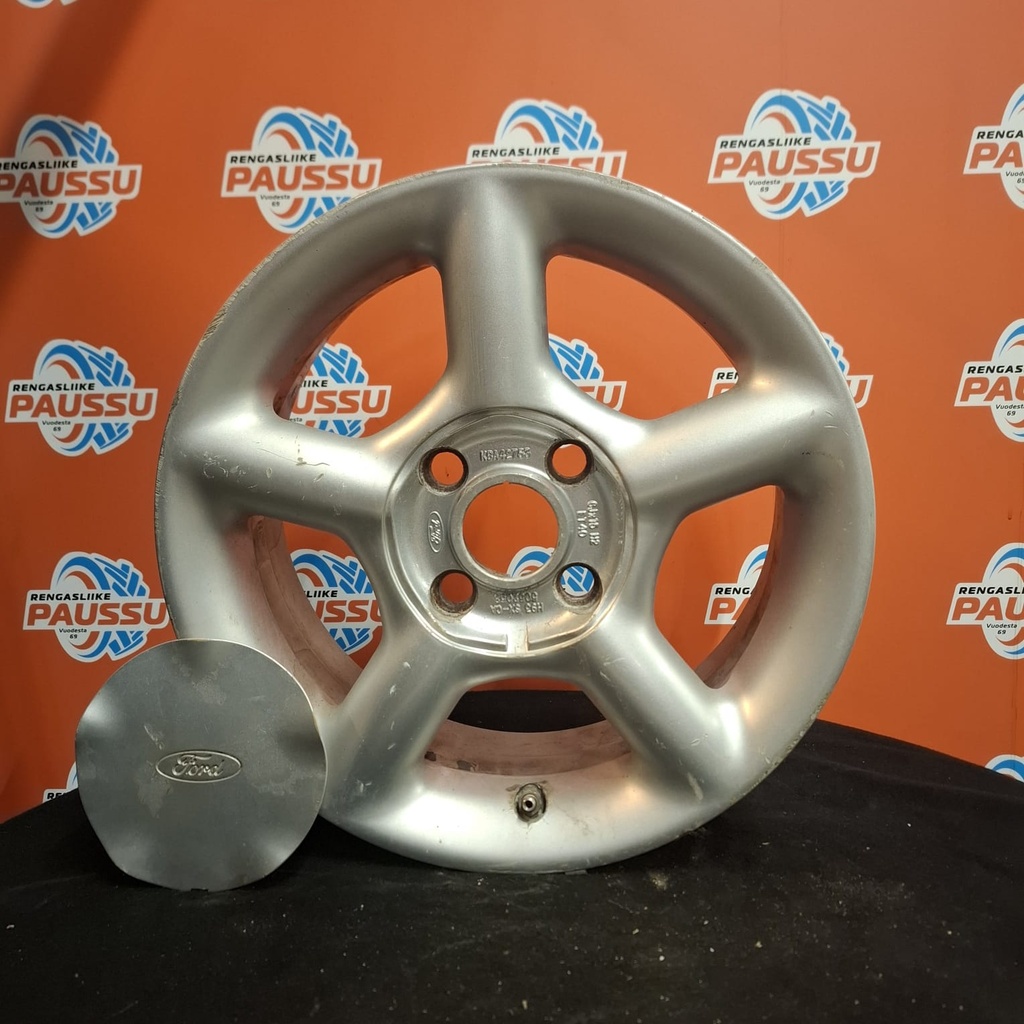 Käytetty FORD vannesarja 4x108 ET 40 KR 63,4 6x15"