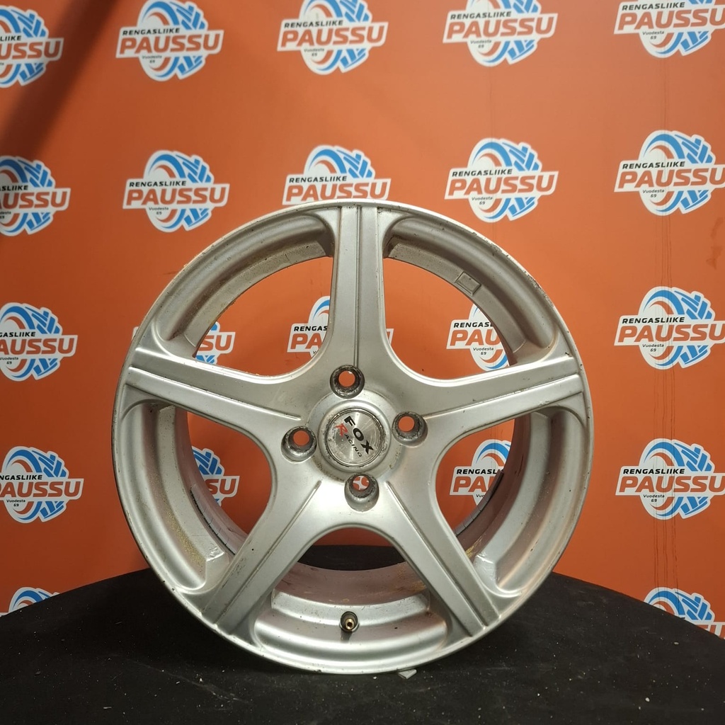 Käytetty FOX RACING vannesarja 4x100 ET 41 KR 60.1 6.5x15"