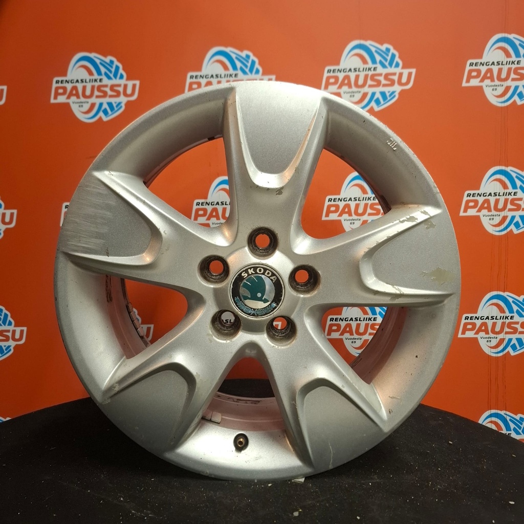 Käytetty SKODA vannesarja 5x100 ET 45 KR 57,1 6x15"