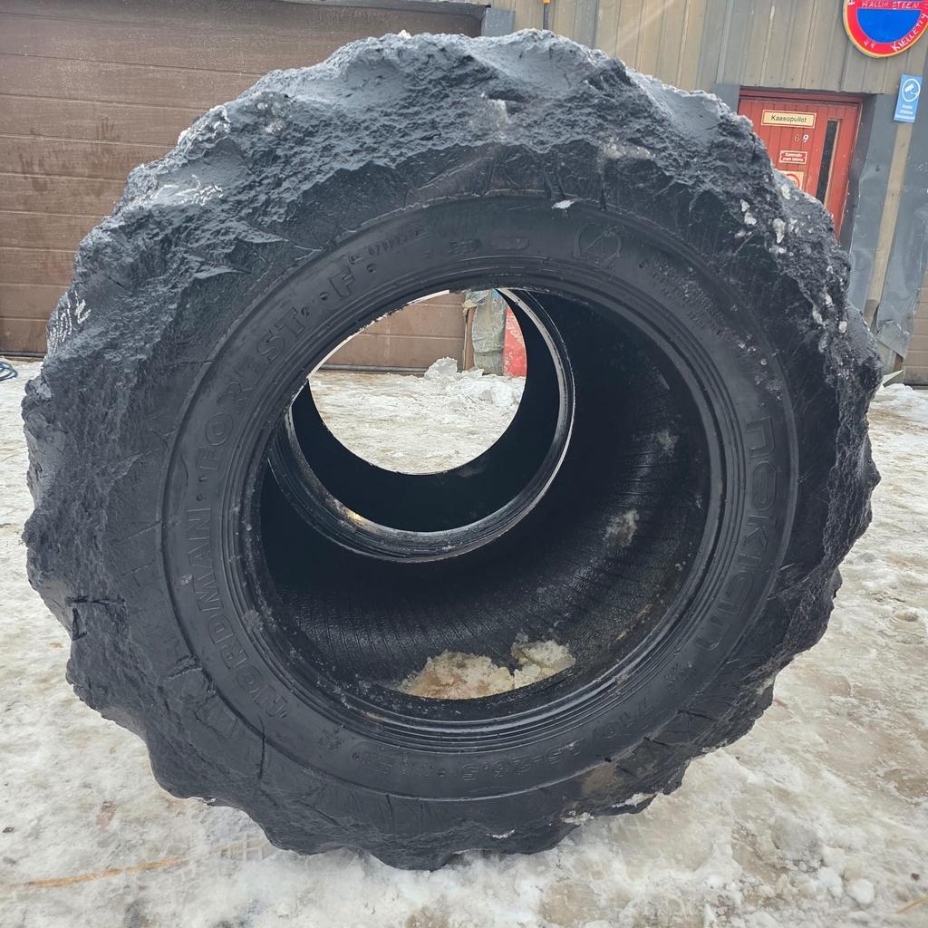 710/45-26.5 20pr Nokian nordman forest f Käytetty  Metsäkonerengas DOT-20 (Korjattu, Rujon näköinen)