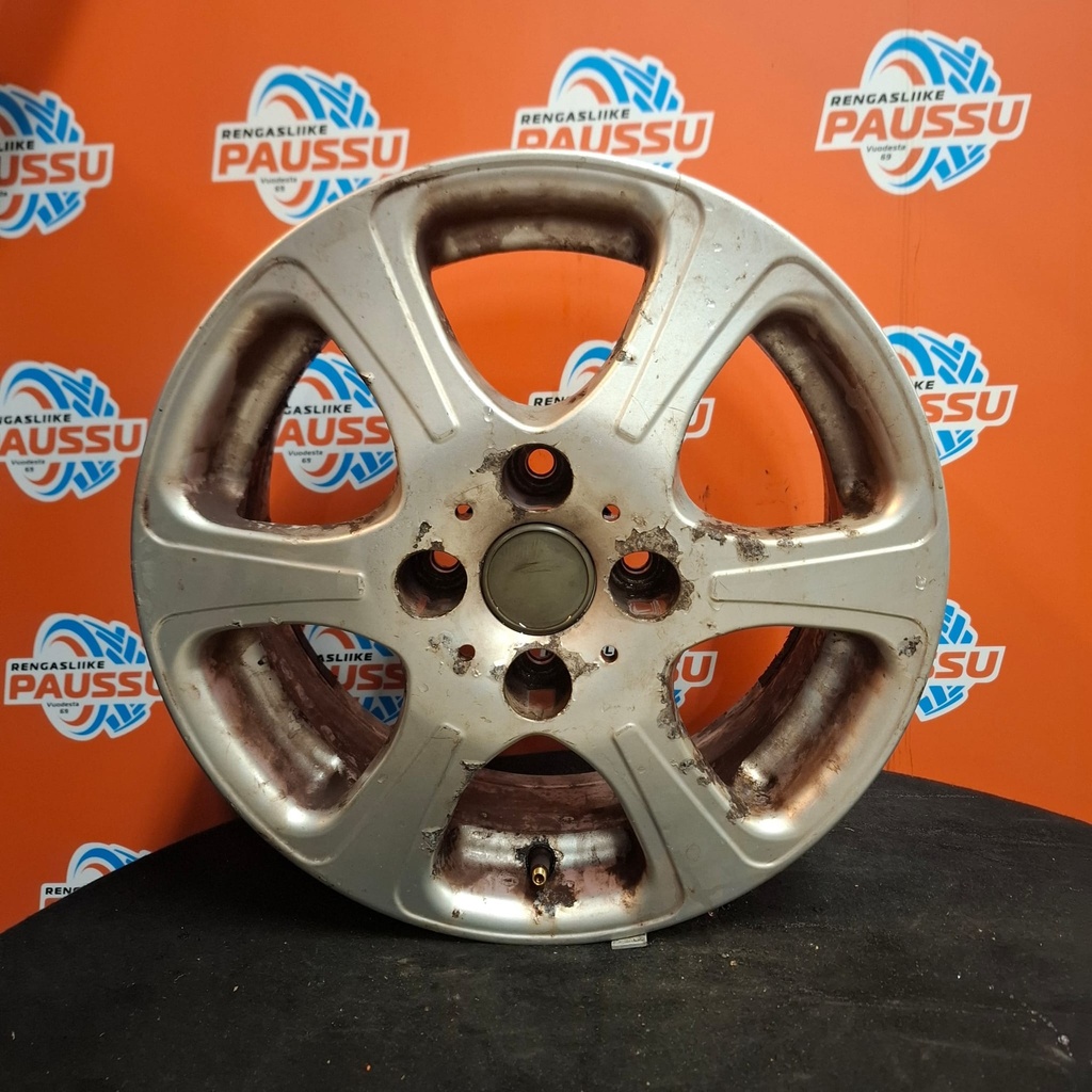 Käytetty ALESSIO vannesarja 4x108 ET 27 KR 65,1 6x15"