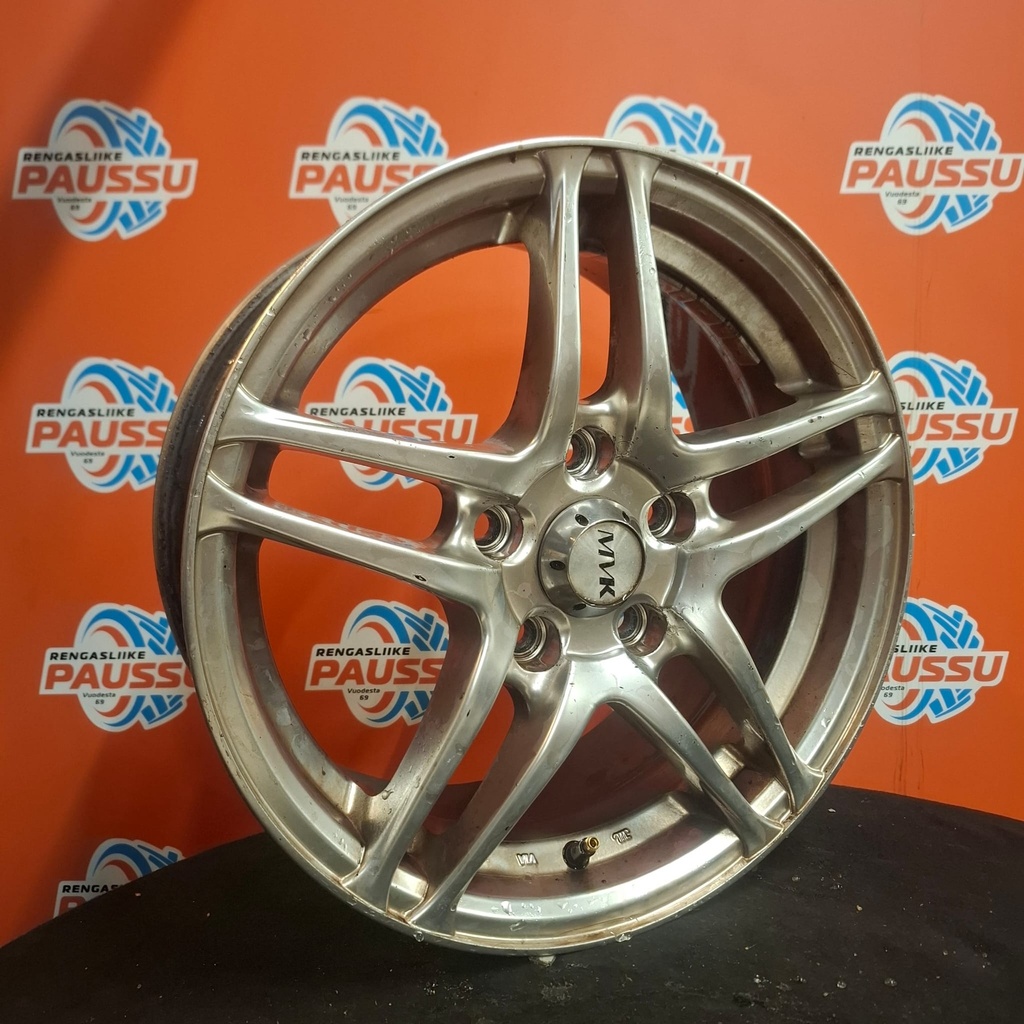 Käytetty vannesarja 5x110 ET40 KR65,1 6,5x15"