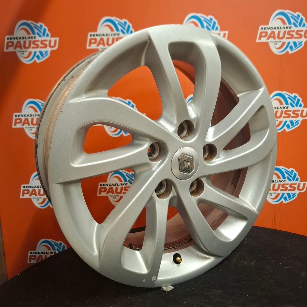 Käytetty RENAULT vannesarja 5x114,3 ET58 KR66,1 6,5x16"
