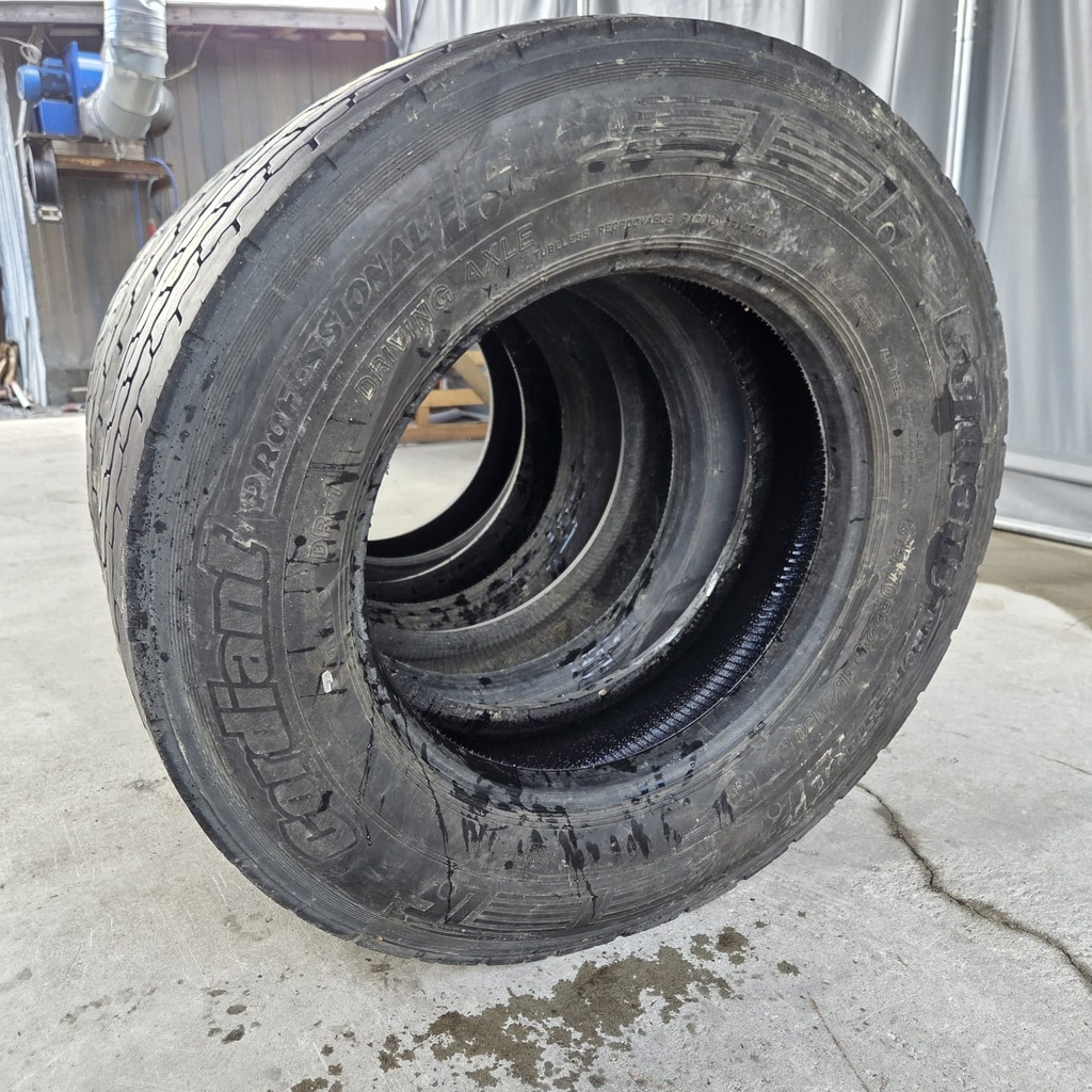315/70R22.5 154/150L Gordiant Professional Käytetty KA-rengas Veto DOT-21  5mm TALVI