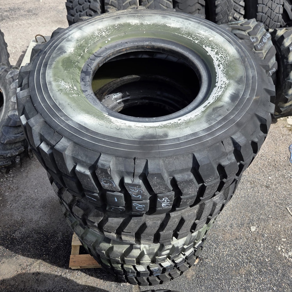15.5/80R20 168F Michelin G-20 Pilote XL Käytetty rengas DOT-95  5mm