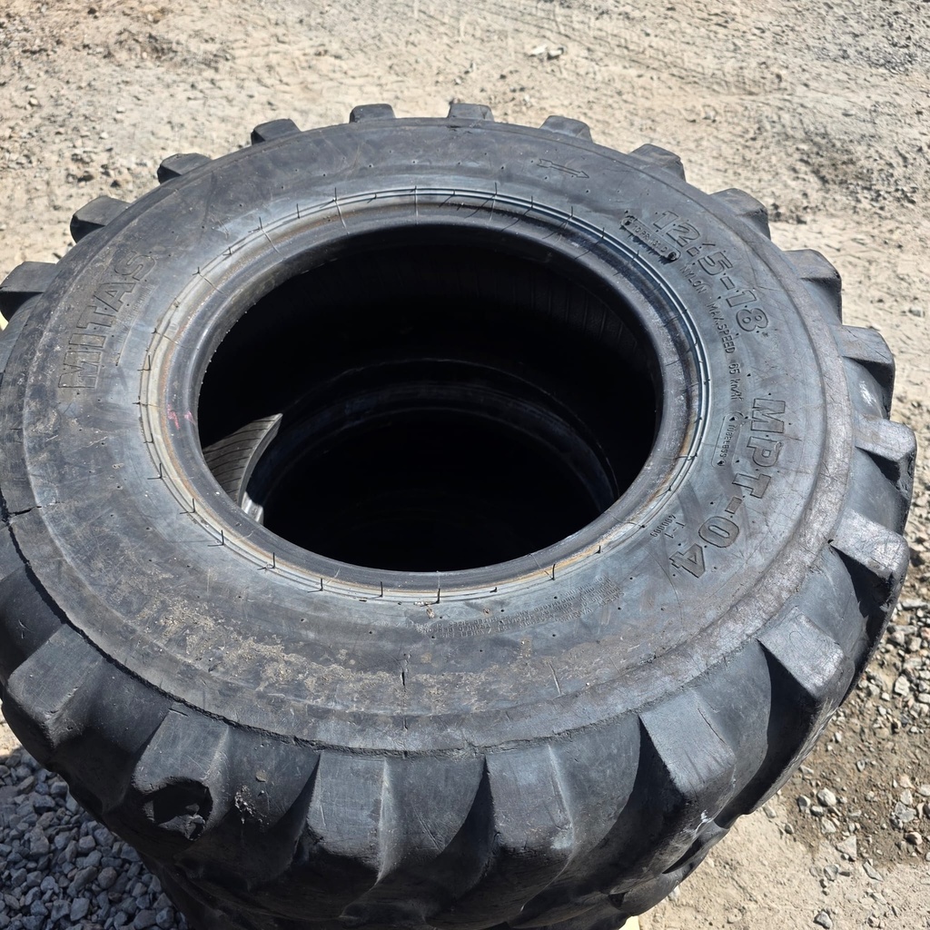 12.5-18 10pr MITAS MPT-04 Käytetty työkone rengas DOT-15  10mm TUBELESS