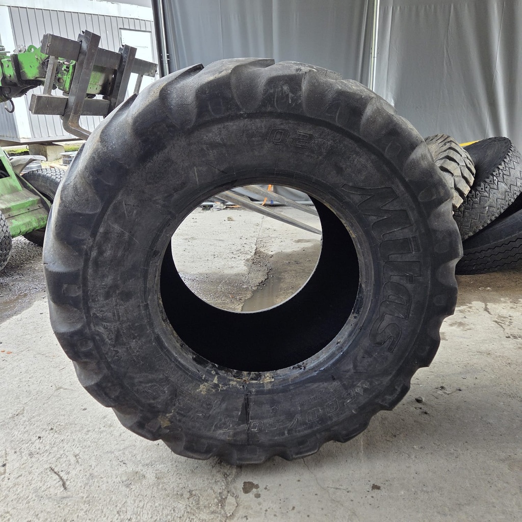 600/50R22.5 163D Mitas Agriterra 02  Käytetty rengas DOT-15  16mm