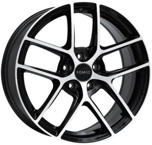 ROMAC DIABLO GLOSS BLACK / POLISHED 9x19 5/120 ET37 CB72.6