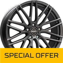 MEGA WHEELS CETUS ANTHRACITE GREY 7.5x17 5/100 ET35 CB57.1