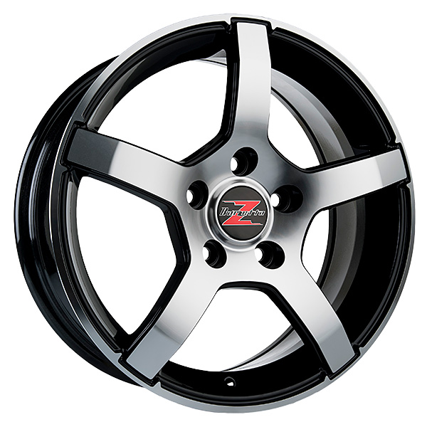 BARZETTA INVERNO BLACK POLISHED 7.5x17 5/108 ET42 CB65.1