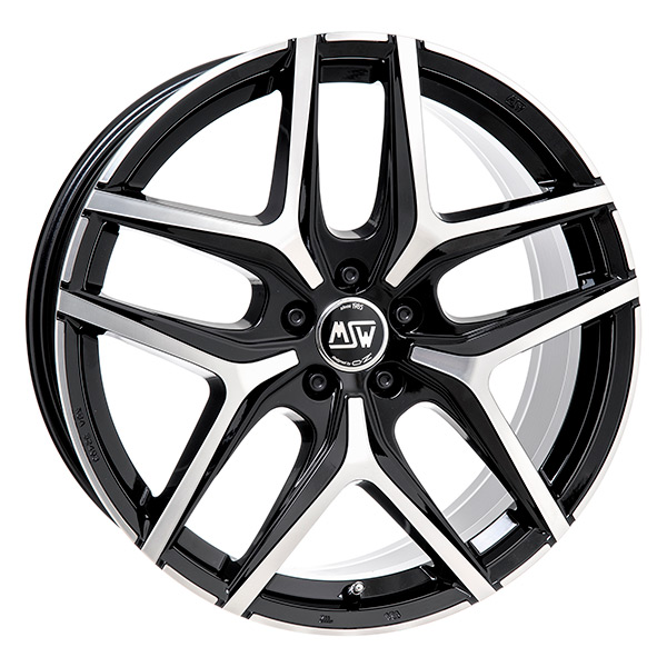 MSW 40 BLK/POL | 8X19 5-130 E40 C66,5 R14 8x19 5/130 ET40 CB66.5
