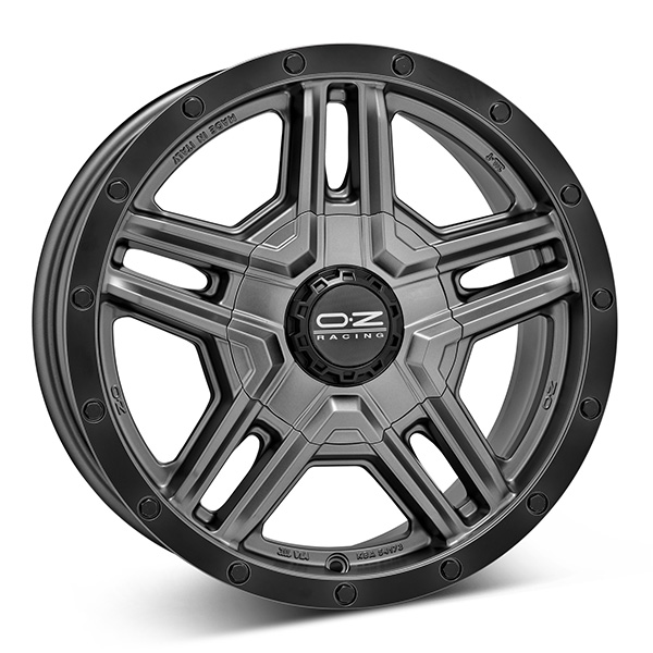 OZ RALLY ADVENTURE M.GRA/BLK LIP 8x17 5/127 ET37 CB71.6