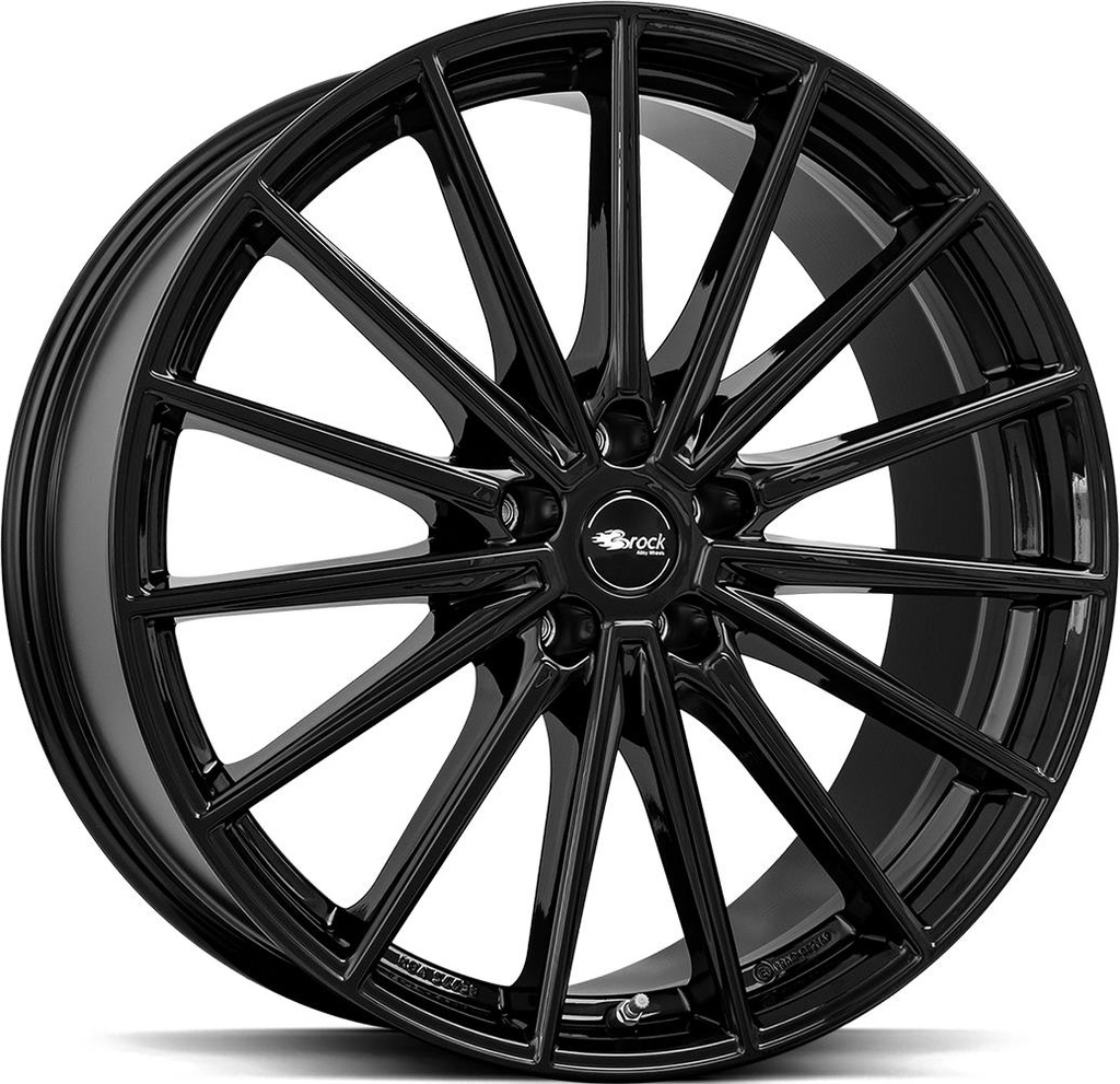 BROCK B43 SHINY BLACK 10x20 5/112 ET58 CB57.1