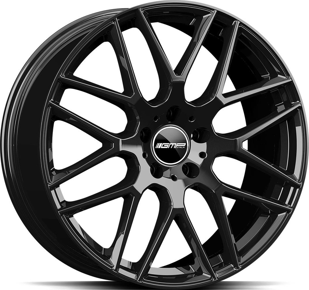 GMP BERGHEM GLOSS BLACK 11.5x21 5/112 ET43 CB66.6