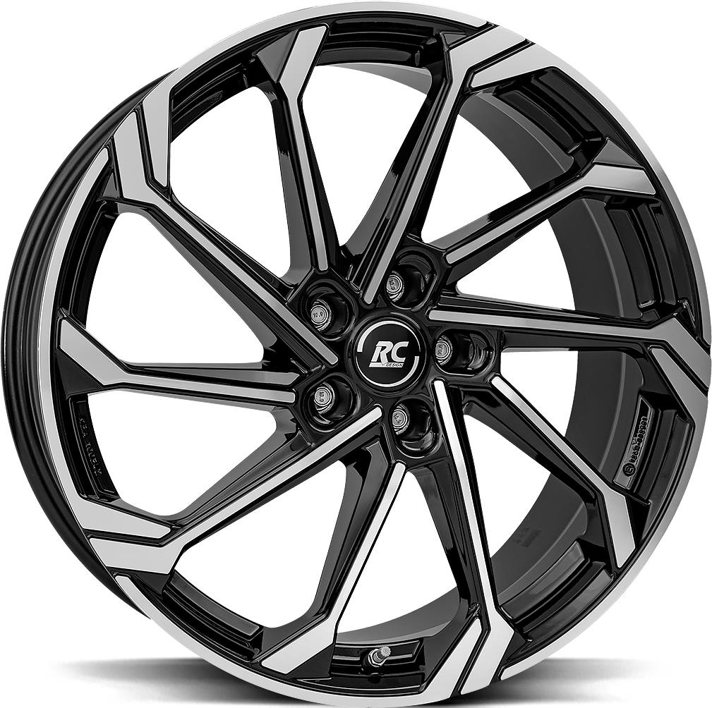 BROCK RC36 BLACK FULL POL 8.5x20 5/108 ET43.5 CB63.4