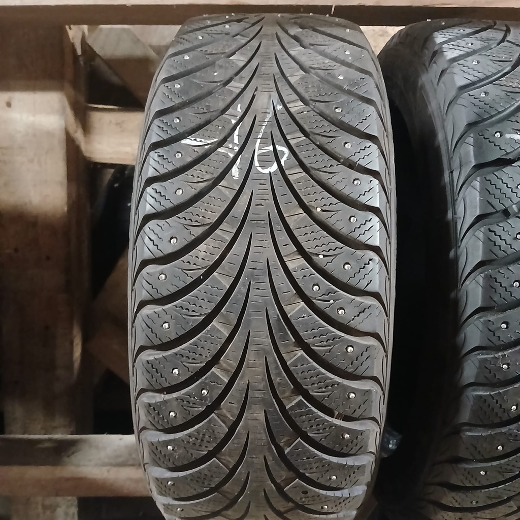 205/55R16 91T Sava Eskimo Stud Käytetty 5-6mm DOT-16