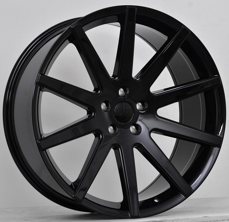 STATUSFÄLGAR D54 GLOSSBLACK 9x20 6/135 ET25 CB87.1