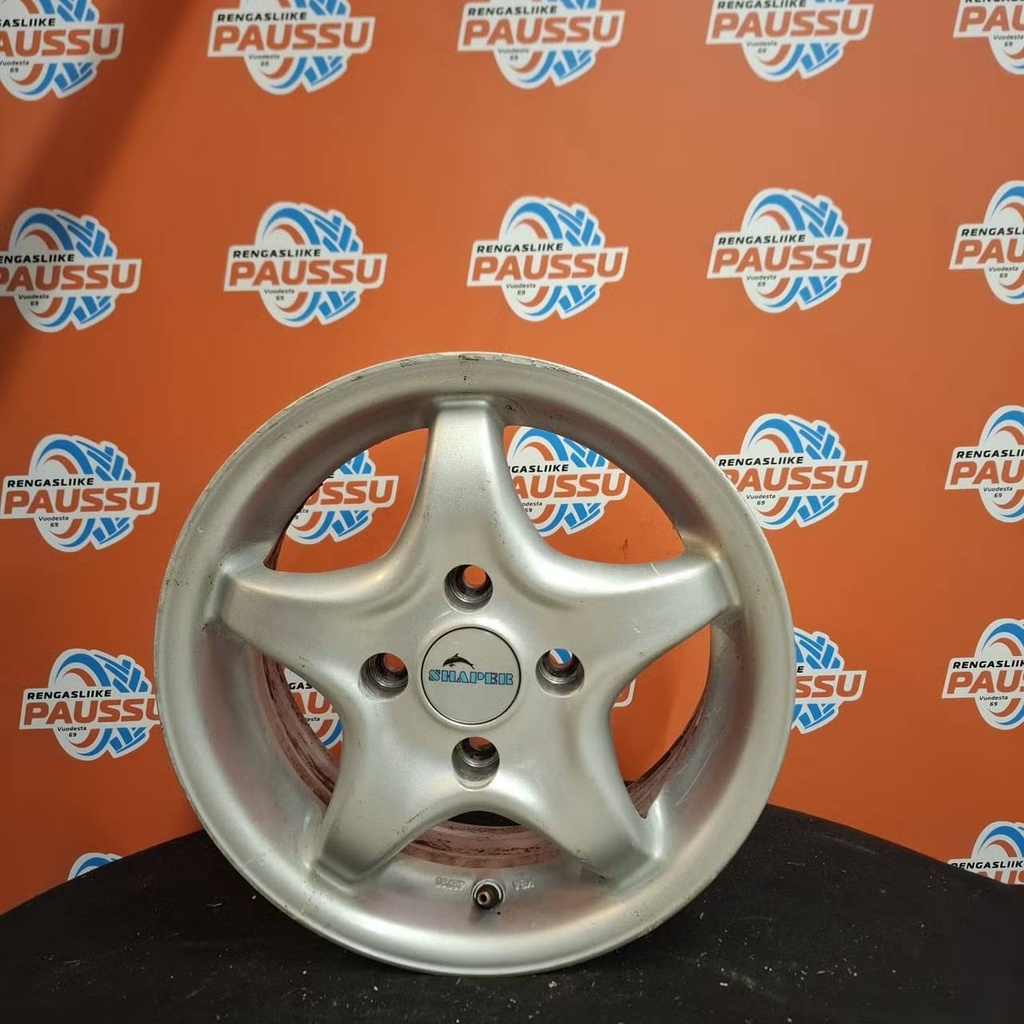 Käytetty SHAPER vannesarja 4x108 ET 38 KR 72,5 6x14"