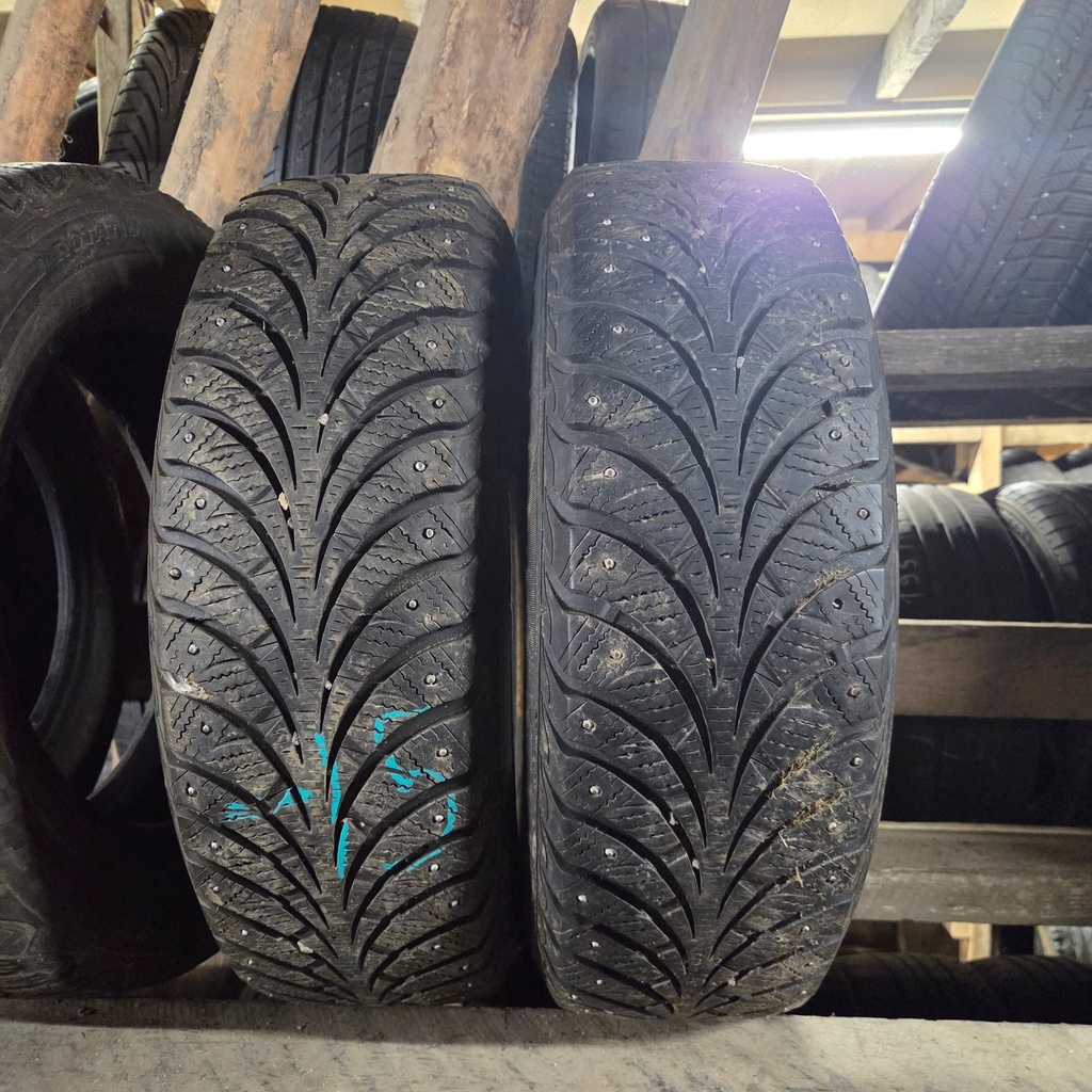 185/65R15 88T Sava Eskimo Stud Käytetty nastarengas 6mm DOT-15