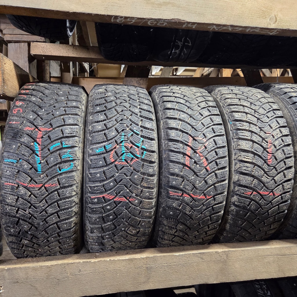 195/55R16 91T Michelin X-ICE North Käytetty nastarengas 7-8mm DOT-13