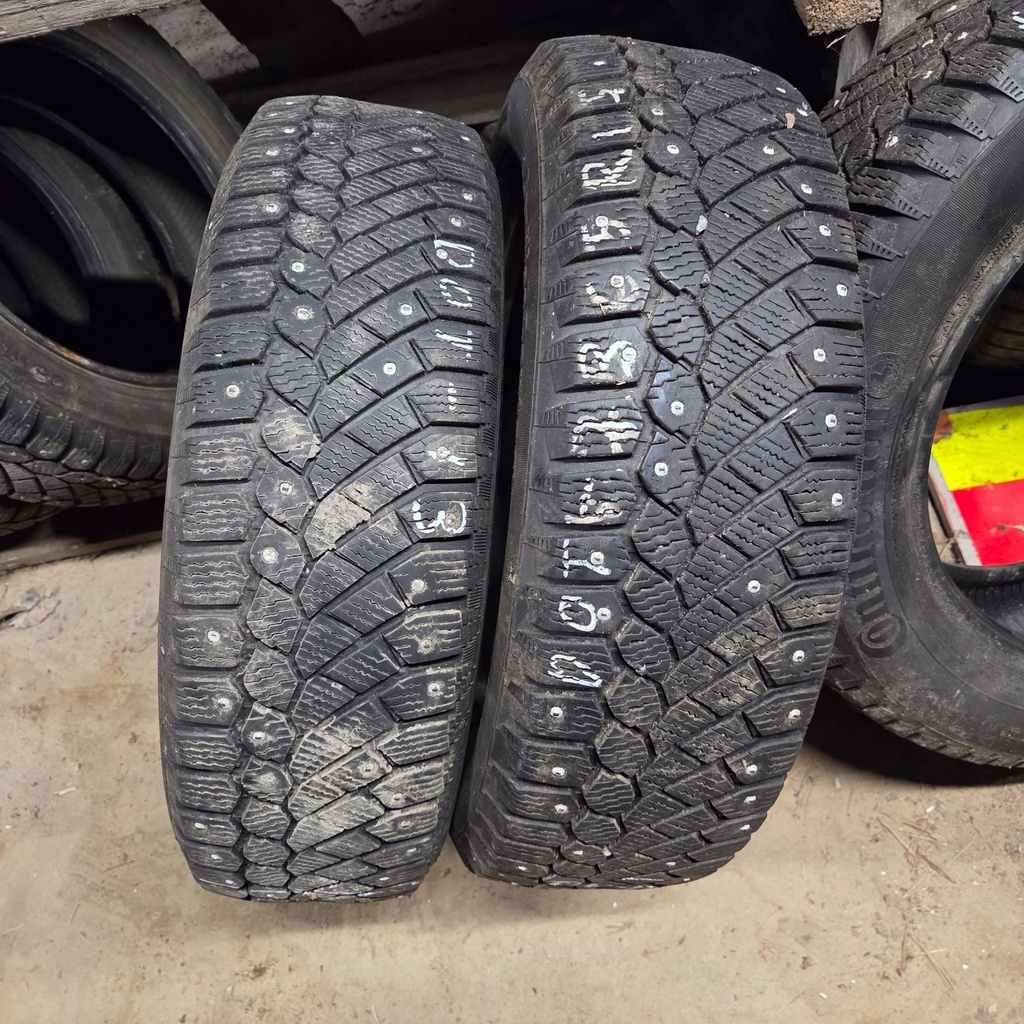 175/65R15 88T XL Continental IceContact Käytetty nastarengas 6,5mm DOT-13