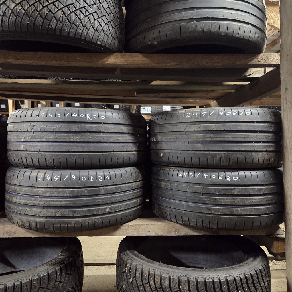 245/45ZR20 99Y Nokian Hakkablack 2 Käytetty kesärengas 4,5mm DOT-20