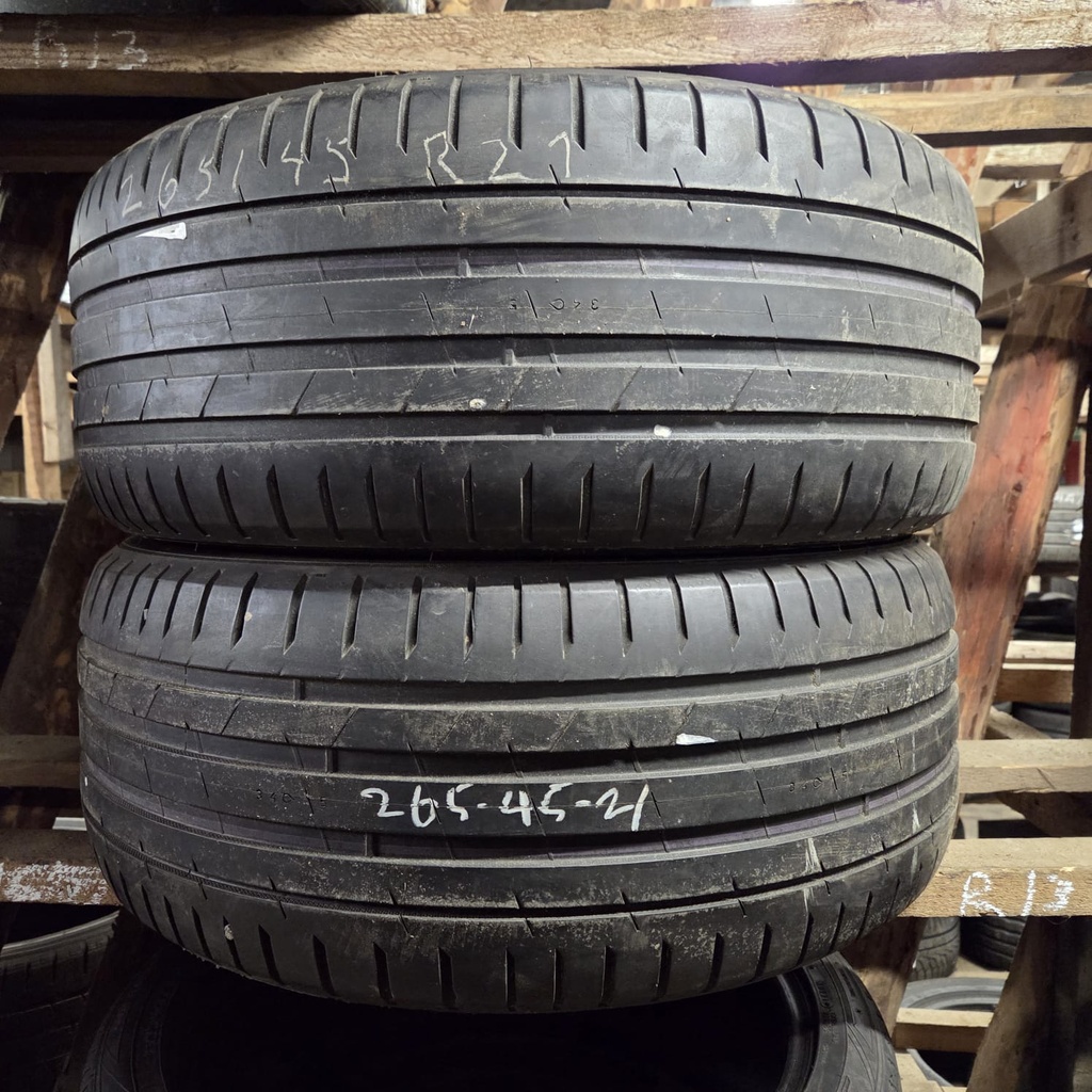 265/45R21 104Y Nokian Hakkablack 2 SUV Käytetty kesärengas 5-5,5mm DOT-17