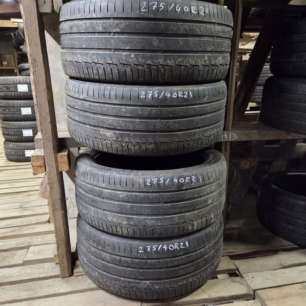 275/40R21 107V XL Continental PremiumContact 6 Käytetty kesärengas 3-4,5mm DOT-20