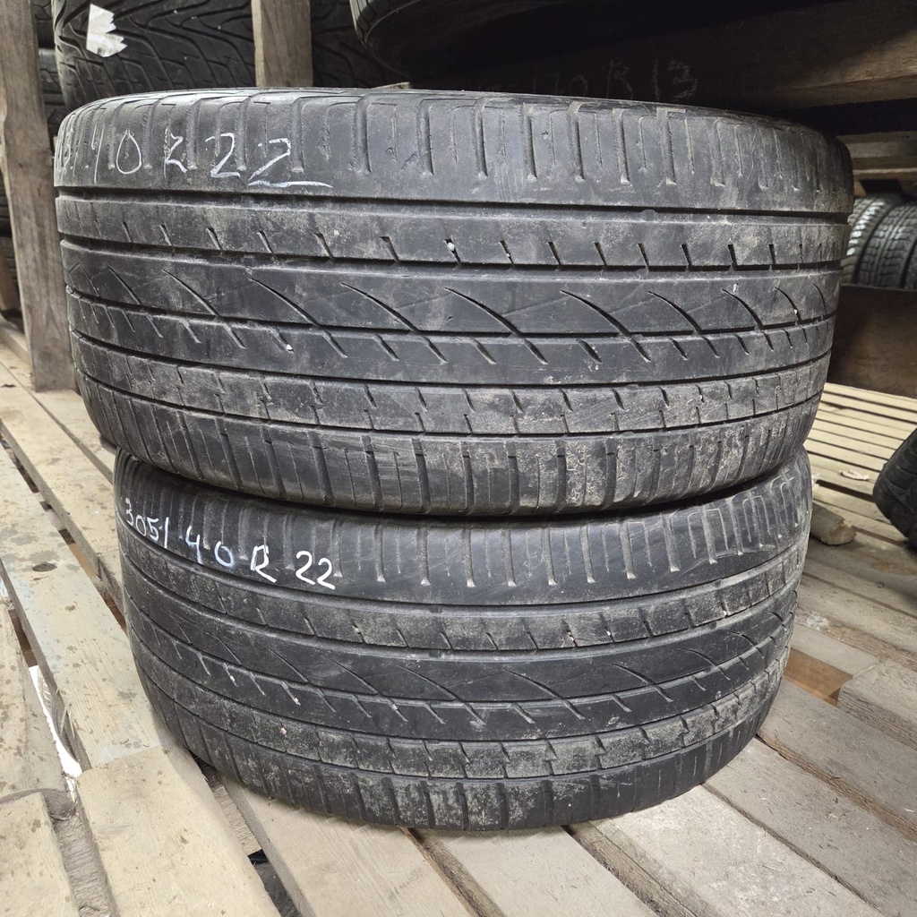 305/40ZR22 114W Continental CrossContact Käytetty kesärengas 4mm DOT-08