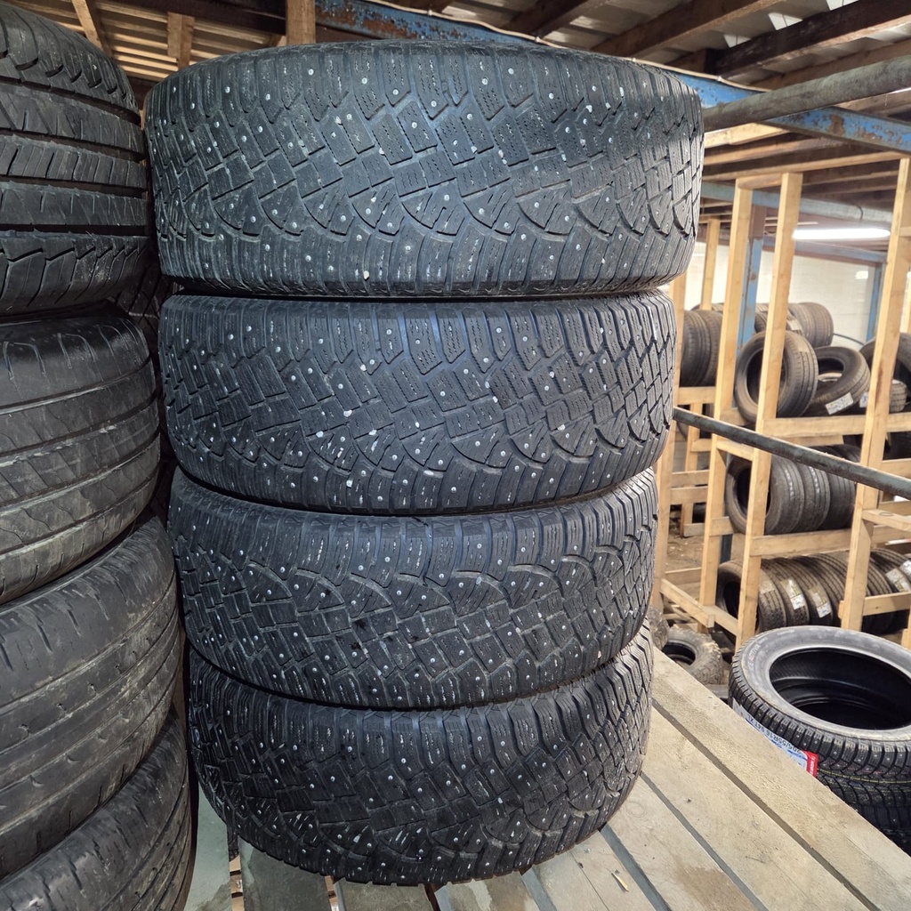 255/60R18 112T XL Continental IceContact 2 Käytetty nastarengas 5-6mm DOT-16