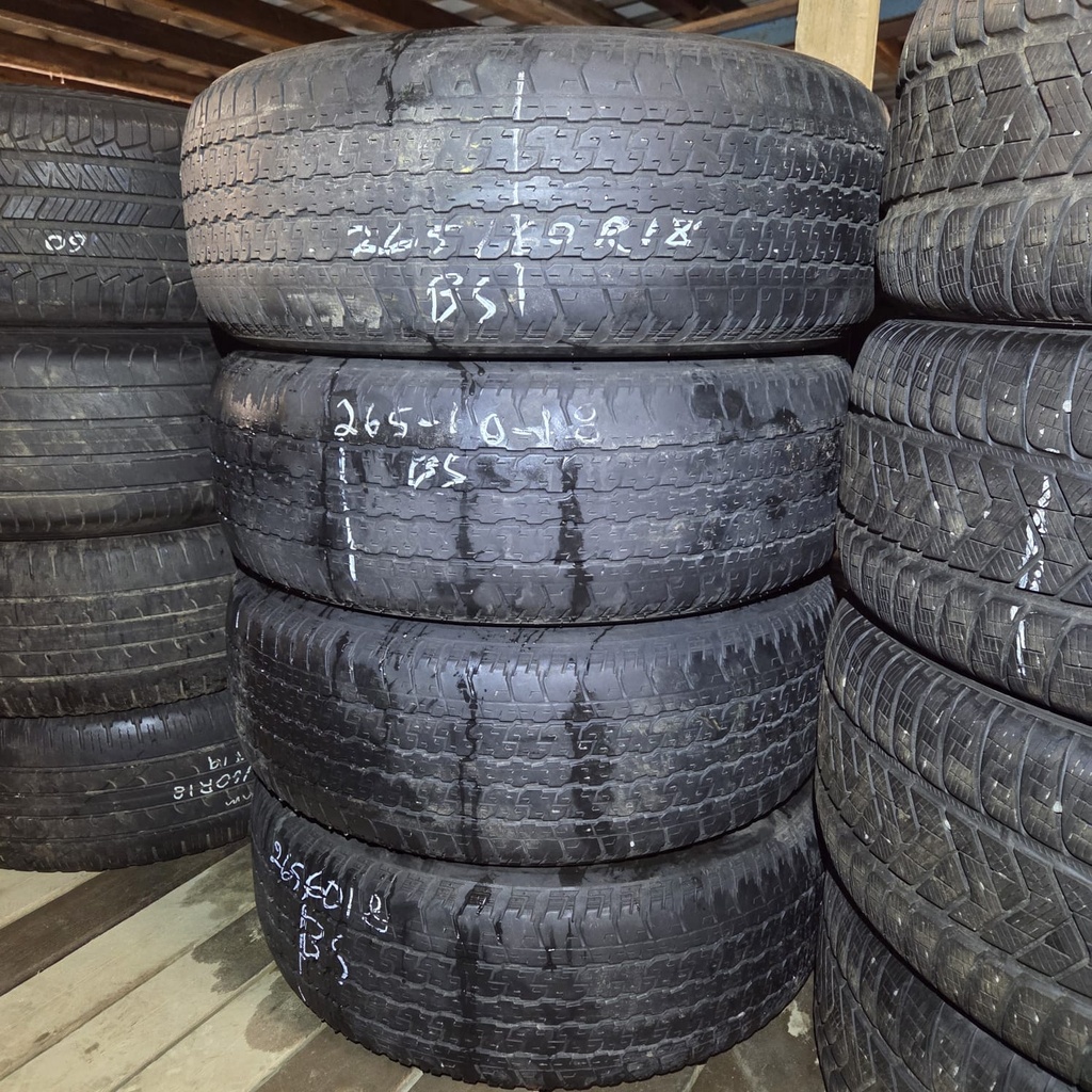 P265/60R18 109H Bridgestone Dueler H/T Käytetty kesärengas 3,5-4,5mm DOT-14