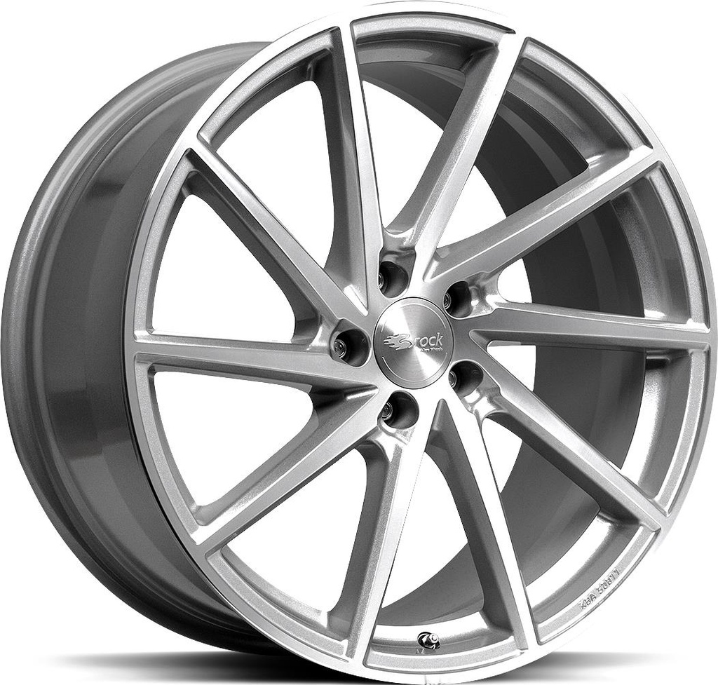 BROCK B37 CRYSTAL SILV POL 8x18 5/112 ET35 CB66.6