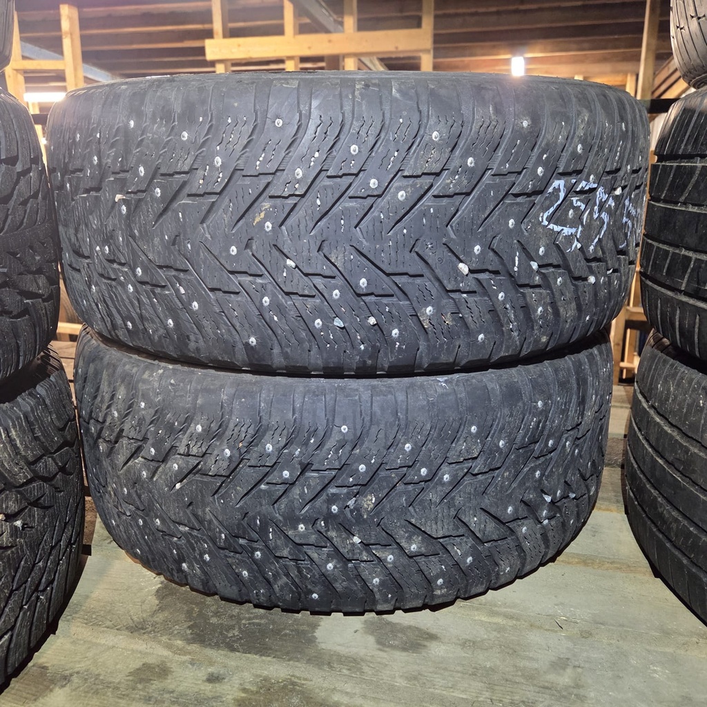 255/50R19 107T XL Nokian Hakkapeliitta 8 SUV Käytetty nastarengas 7mm DOT-14