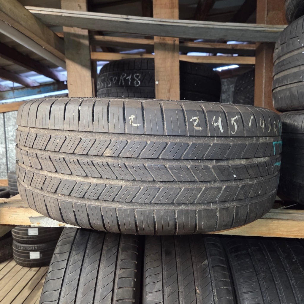 245/45R18 100V Goodyear Eagle LS-2 Runflat Käytetty kesärengas 6mm DOT-17