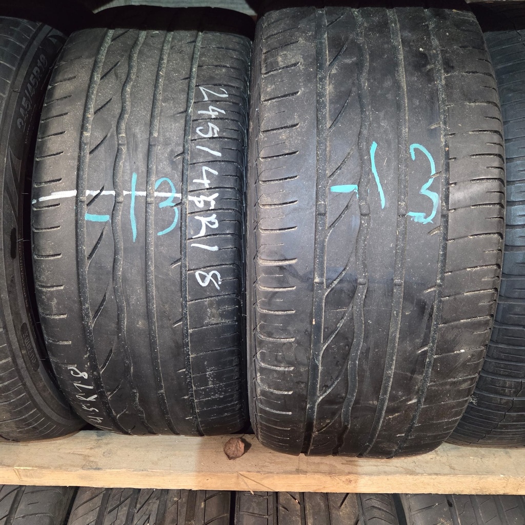 245/45R18 100Y Bridgestone Turanza ER300 Käytetty kesärengas 3-3,5mm DOT-13