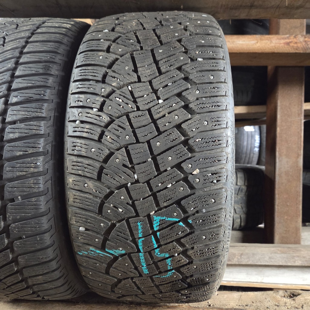 245/40R18 97T XL Continental IceContact 2 Käytetty nastarengas 6mm DOT-15