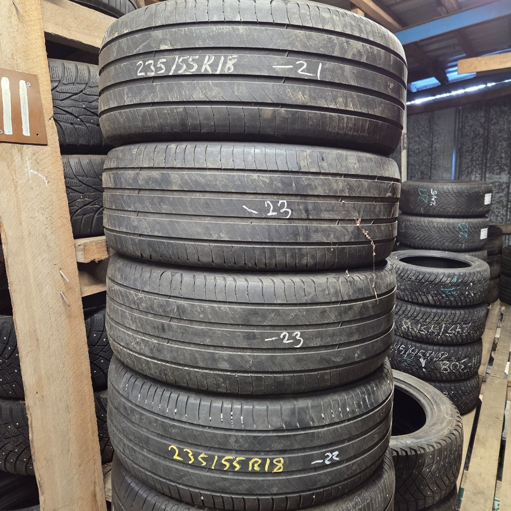 235/55R18 100V Michelin Primacy 4 Käytetty kesärengas 3,5-4,5mm DOT-21 -23