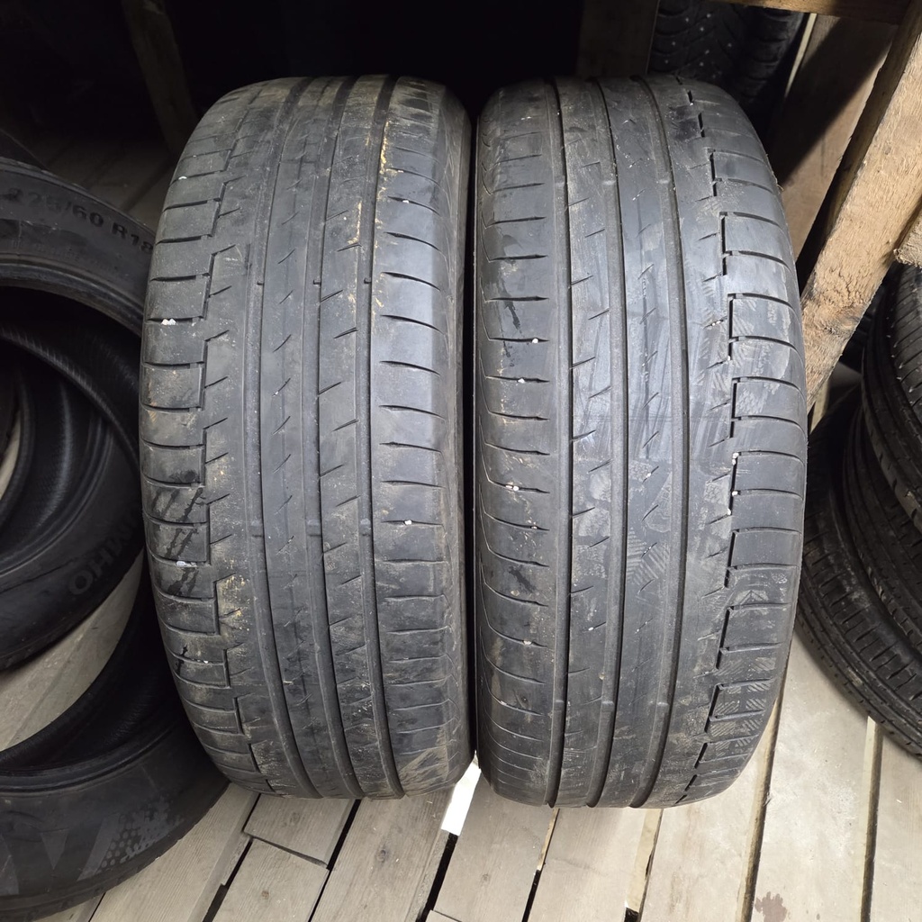 225/60R18 104V XL Continental PremiumContact 6 Käytetty kesärengas 5mm DOT-23