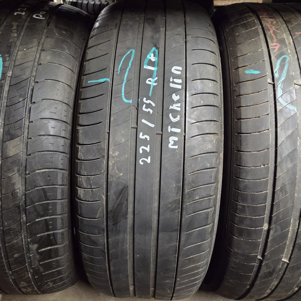 225/55R18 98V Michelin Primacy 3 Käytetty kesärengas 3mm DOT-17