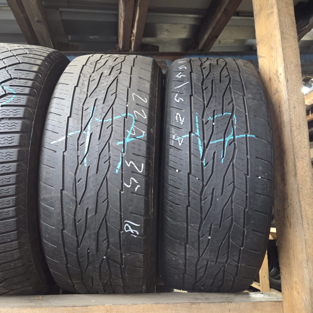 225/55R18 98V Continental CrossContact LX2 Käytetty kesärengas 3-5mm DOT-17