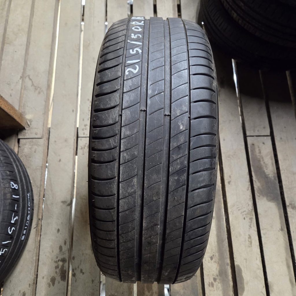 215/50R18 92W Michelin Primacy 3 Käytetty kesärengas 5mm DOT-17