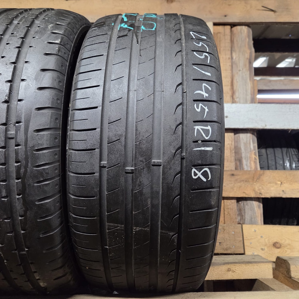 255/45ZR18 103Y Minerva Radial F205 Käytetty kesärengas 3,5mm DOT-20
