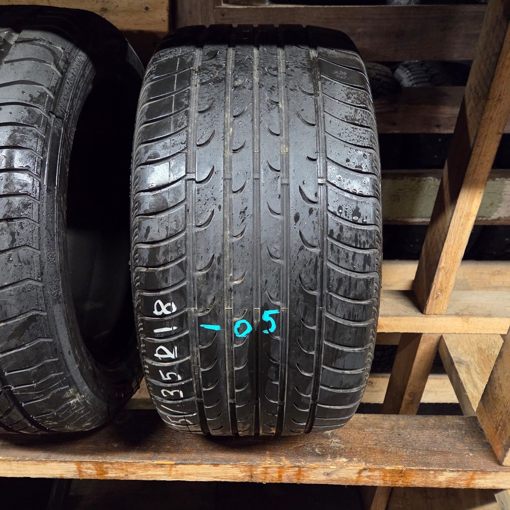 265/35ZR18 97Y Fulda Carat Exelero Käytetty kesärengas 4,5mm DOT-05