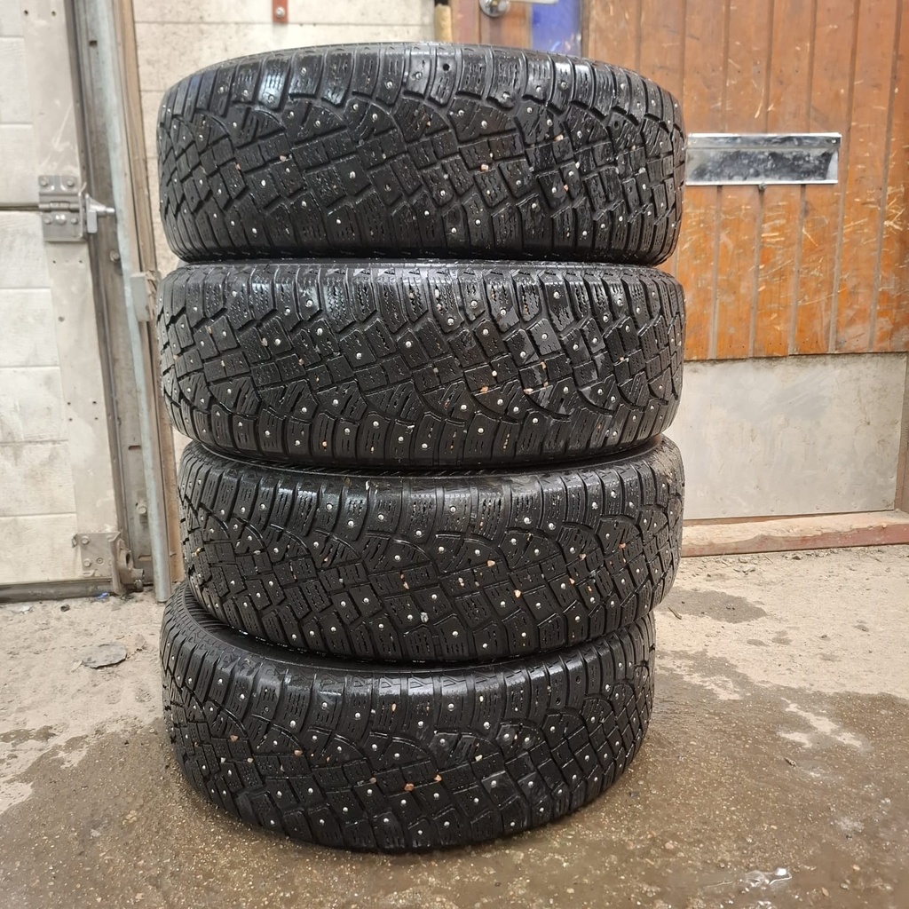 185/65R15 92T XL Continental IceContact 2 Käytetty nastarengas 4,5-5,5mm DOT-16